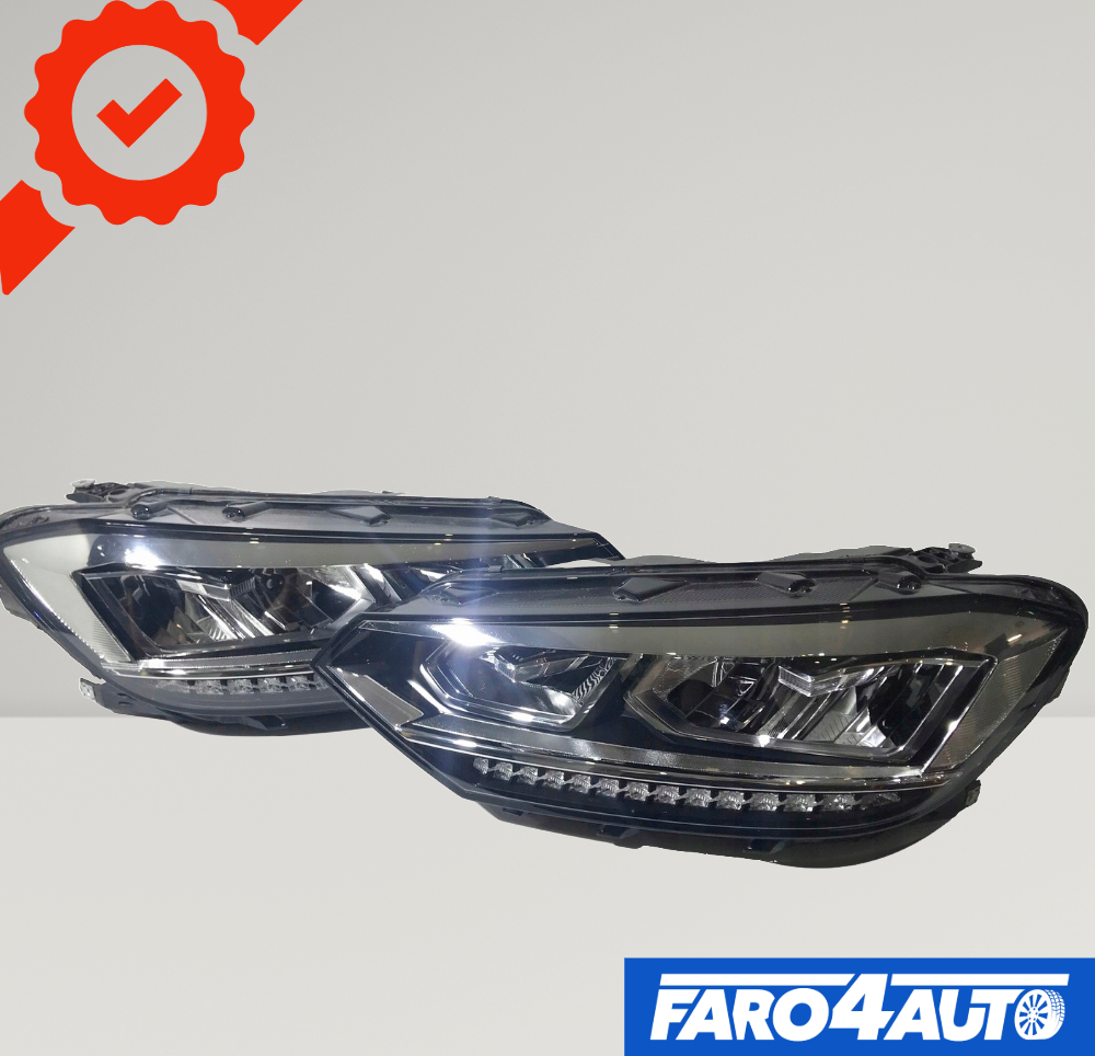 VOLKSWAGEN TOURAN, FULL LED FAROS DELANTEROS LATERALES DERECHO + IZQUIERDO