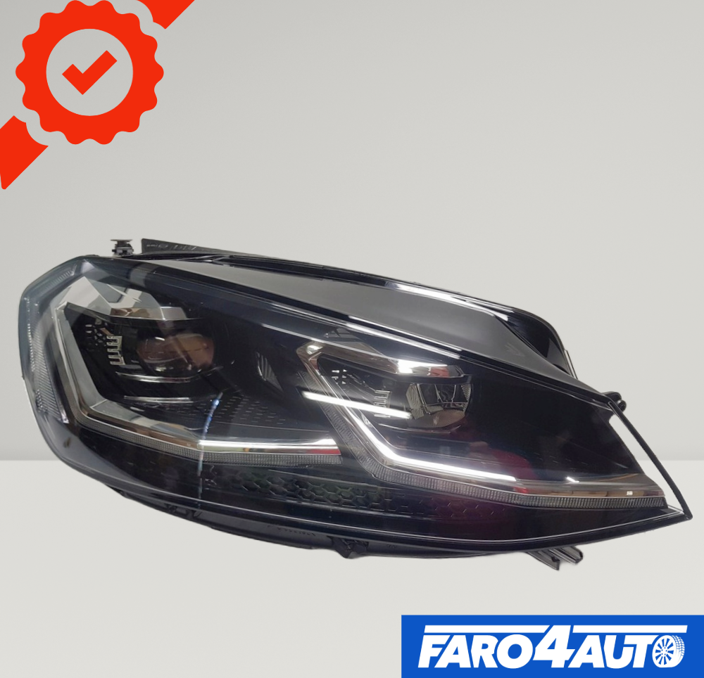 VOLKSWAGEN VW GOLF 7 VII, FULL LED FARO DEL LADO DERECHO