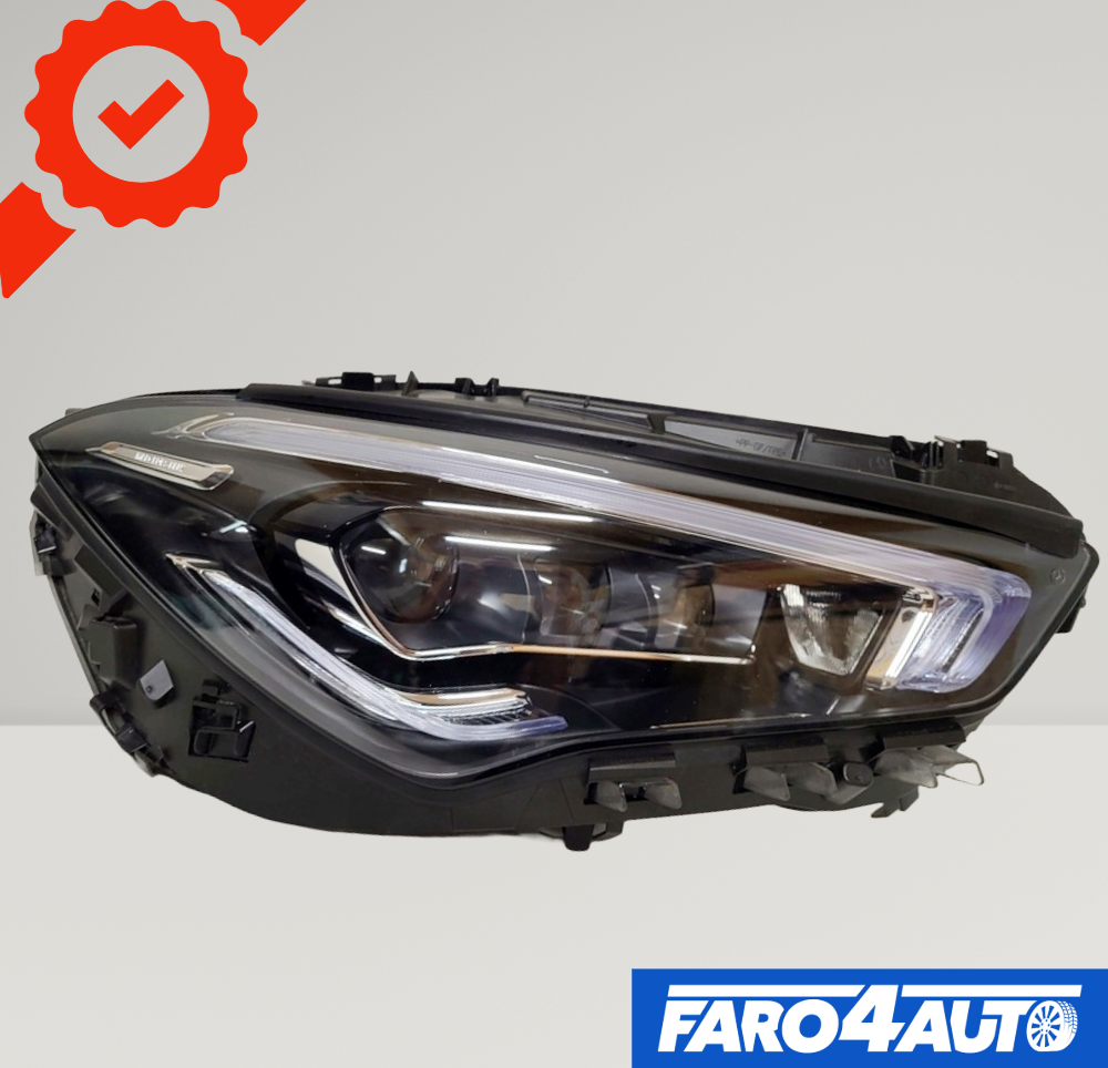 FARO DEL LADO DERECHO MERCEDES CLA CLASS W118, MULTI-BEAM FULL LED
