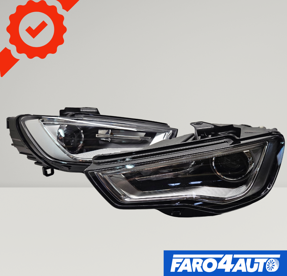 AUDI A3 8V, FAROS DELANTEROS BI XENÓN DERECHO + IZQUIERDO