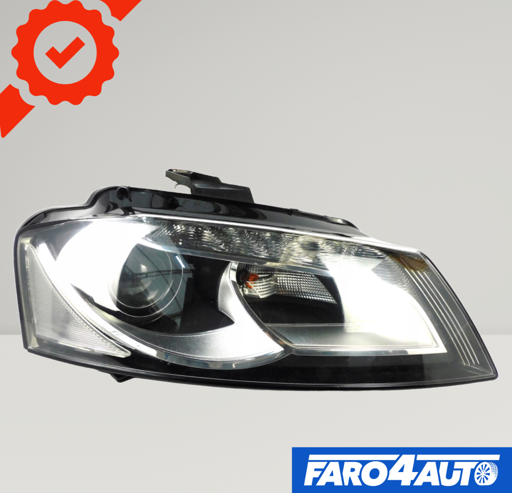AUDI A3 8P, FARO DELANTERO DERECHO DE XENÓN