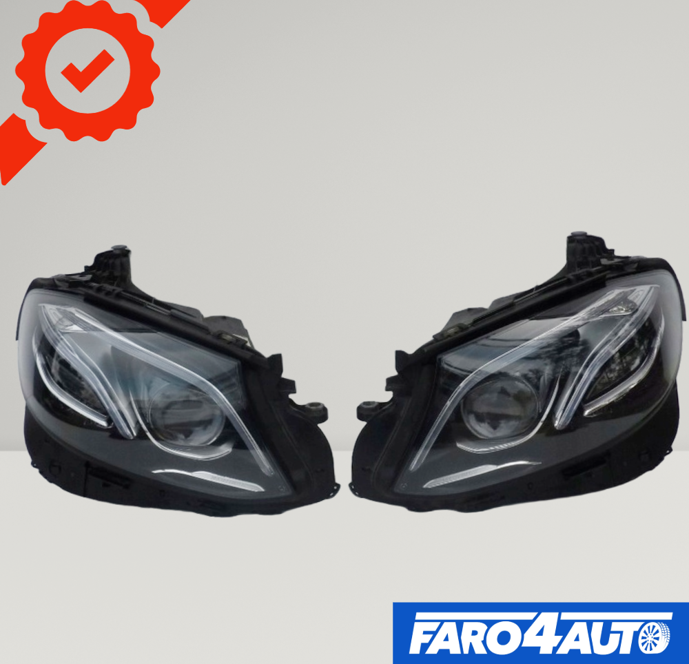 MERCEDES E CLASS W213, FULL LED FAROS LATERALES DERECHO + IZQUIERDO