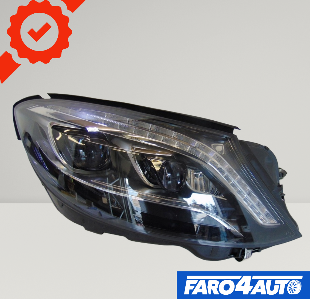 MERCEDES S CLASS W222, FULL LED FARO DEL LADO DERECHO