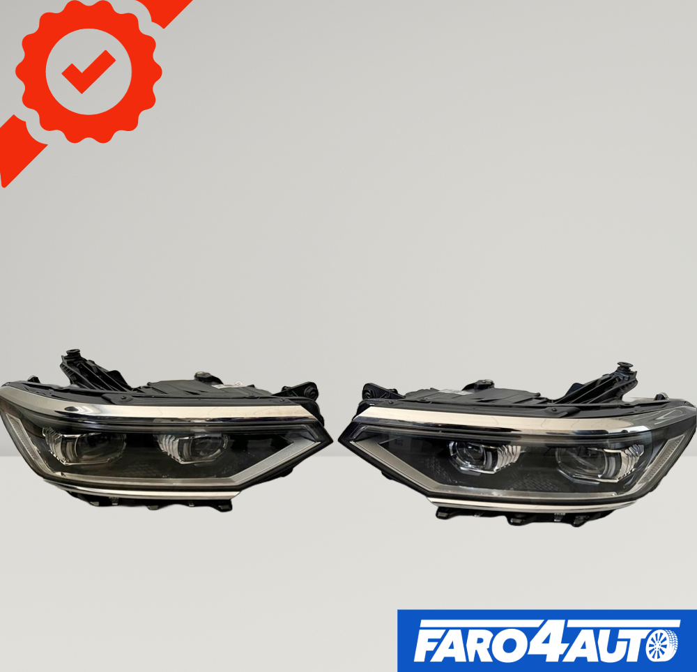 VOLKSWAGEN PASSAT B8, FULL LED FAROS DELANTEROS LATERALES DERECHO + IZQUIERDO