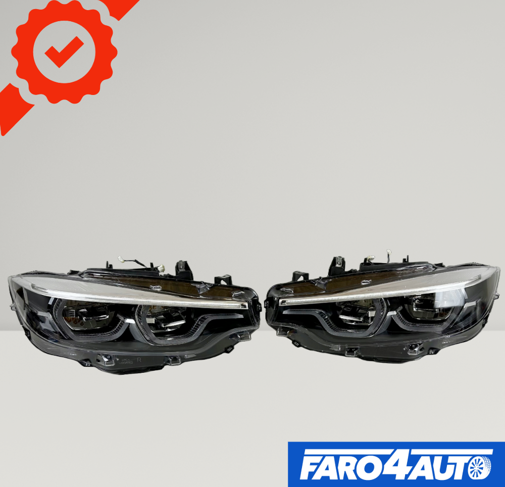 BMW 4 SERIES F32 F33 F36, LADO DERECHO + IZQUIERDO LED FAROS DELANTEROS