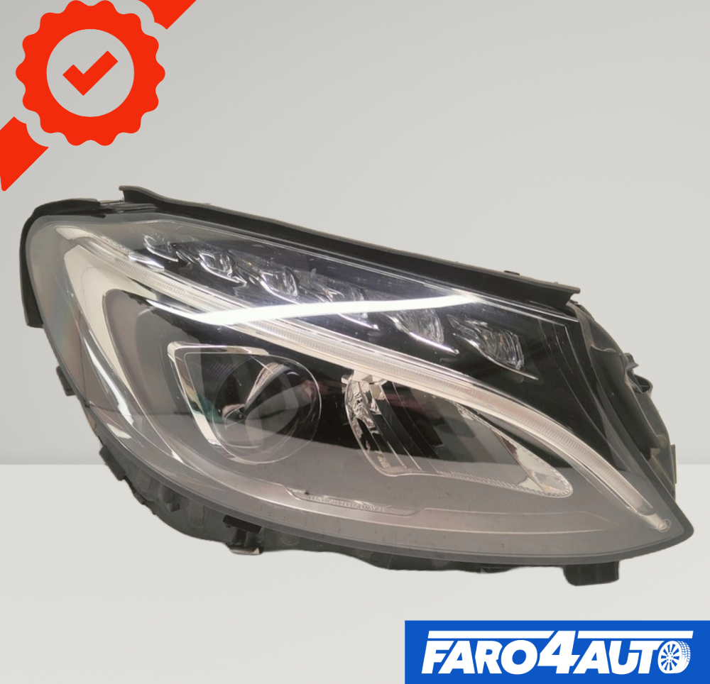 MERCEDES C CLASS W205, FULL LED FARO DEL LADO DERECHO
