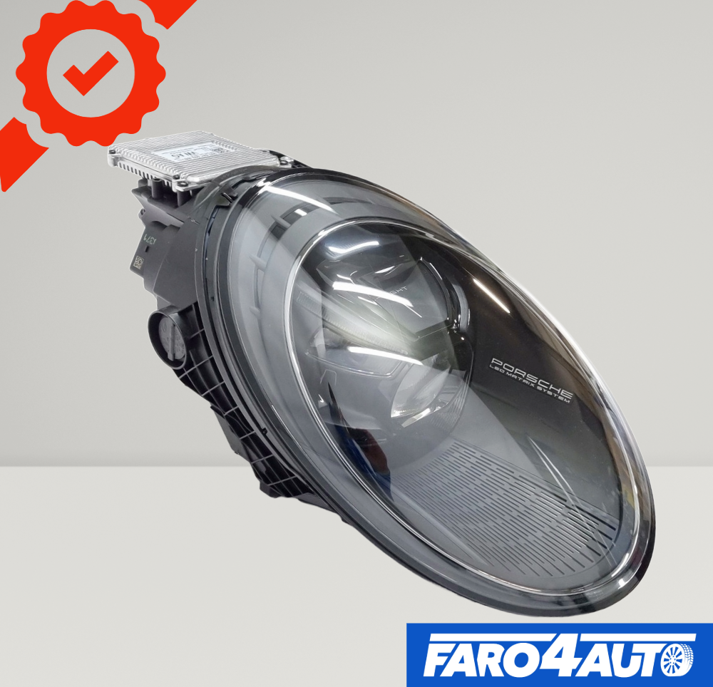 PORSCHE 911 9P5, FULL LED FARO DEL LADO DERECHO