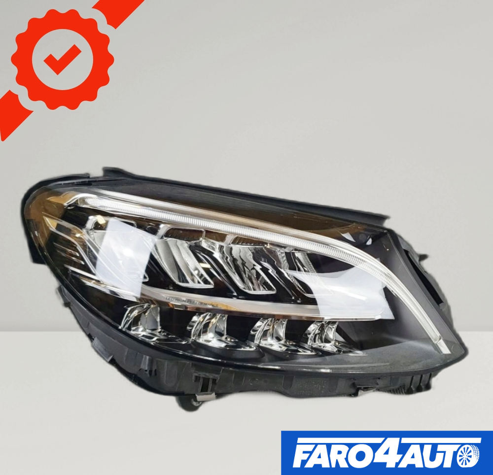 MERCEDES C CLASS W205, LADO DERECHO FULL LED FARO