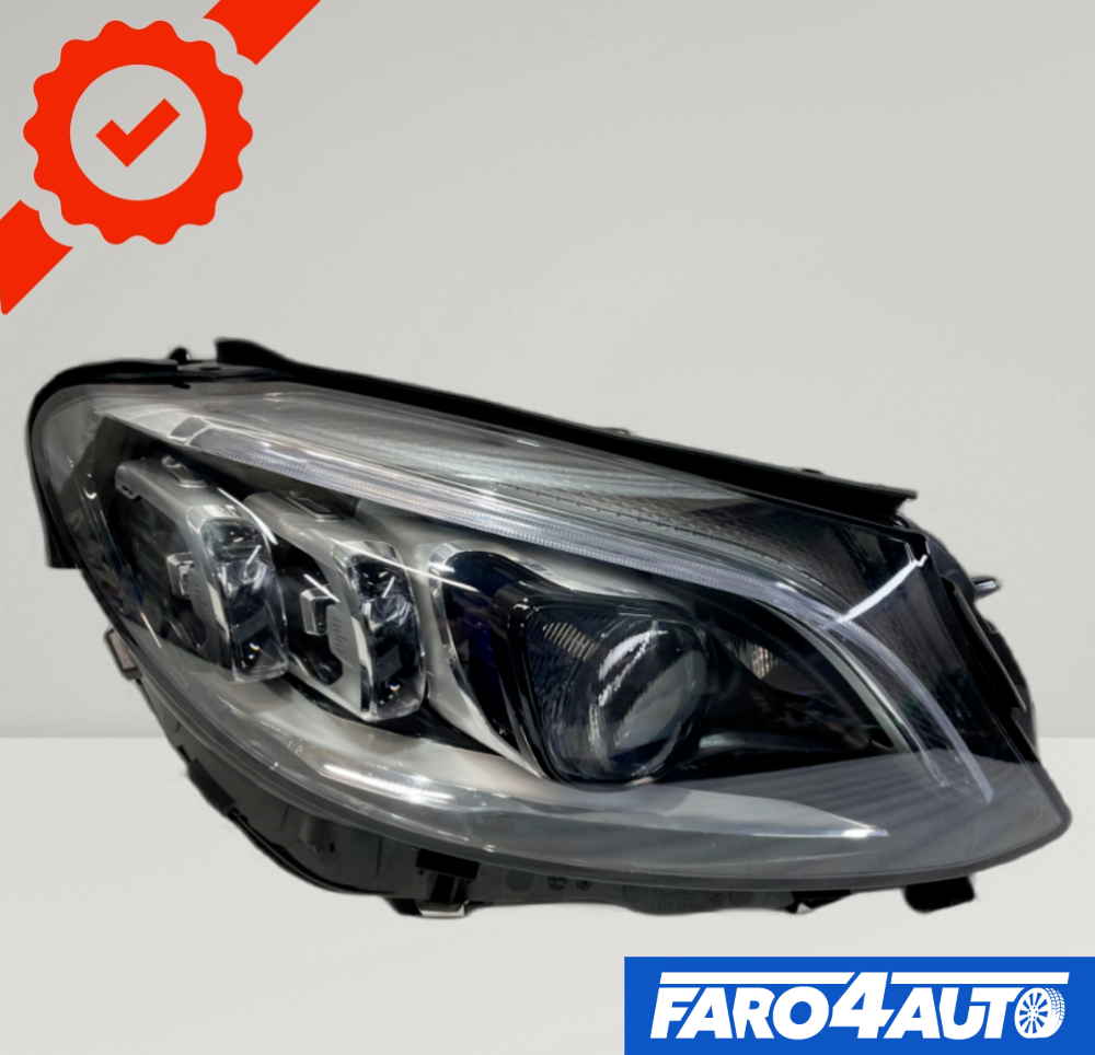 MERCEDES C CLASS W205, MULTIBEAM FULL LED FARO DEL LADO DERECHO
