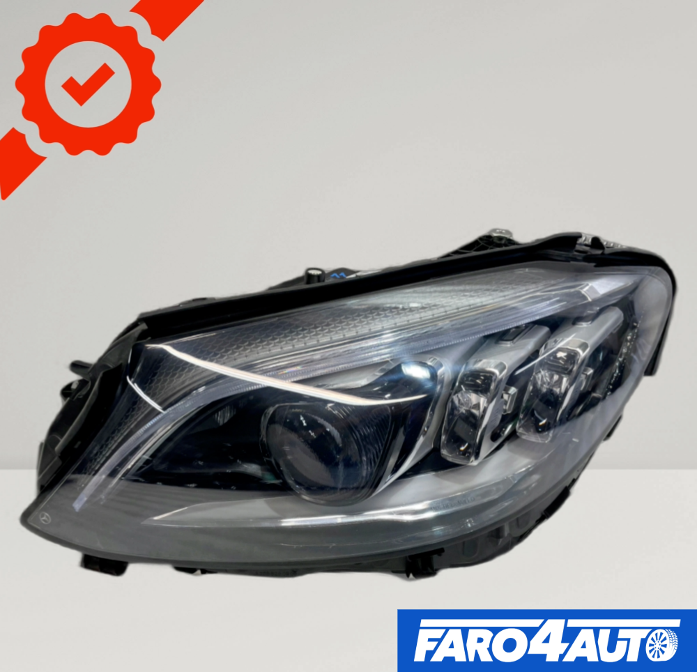 MERCEDES C CLASS W205, MULTIBEAM FULL LED FARO DEL LADO IZQUIERDO