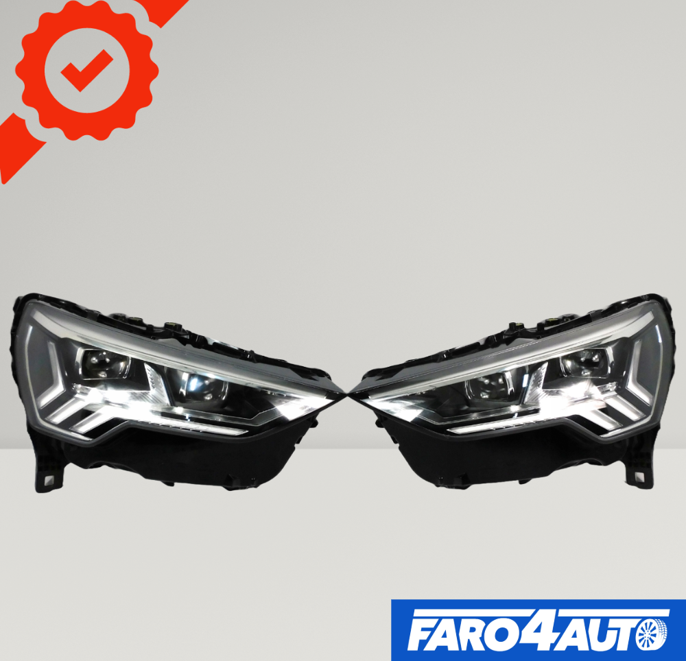 AUDI Q3, FULL LED FAROS LATERALES IZQUIERDO + DERECHO