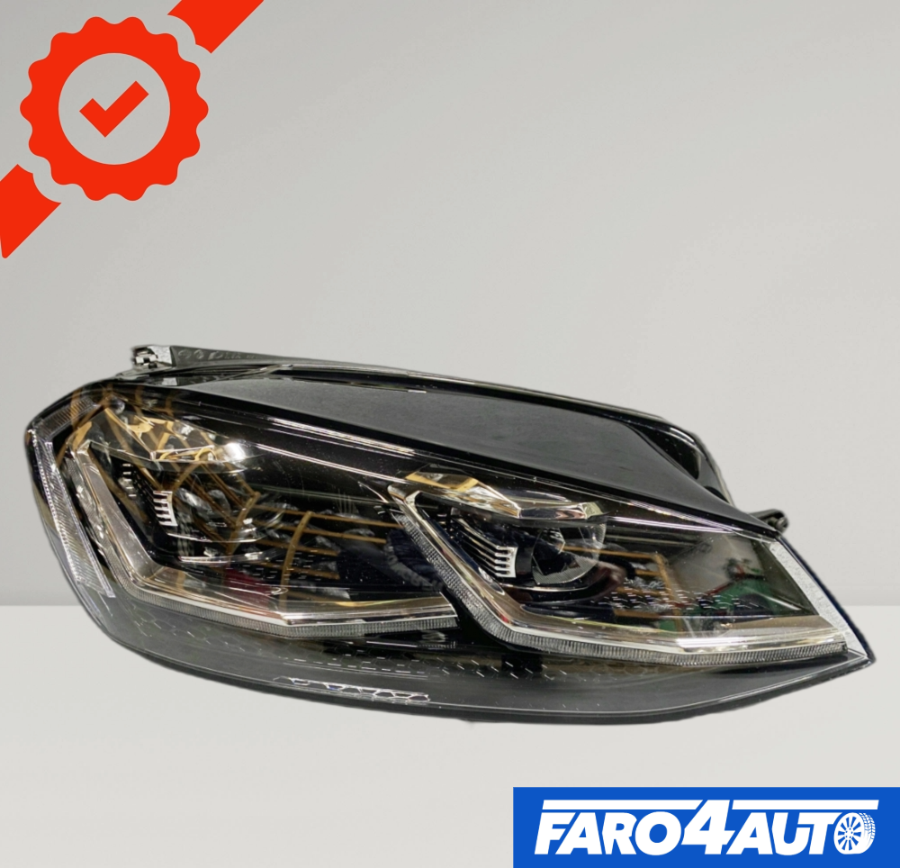 VOLKSWAGEN VW GOLF 7 VII, FULL LED FARO DEL LADO DERECHO