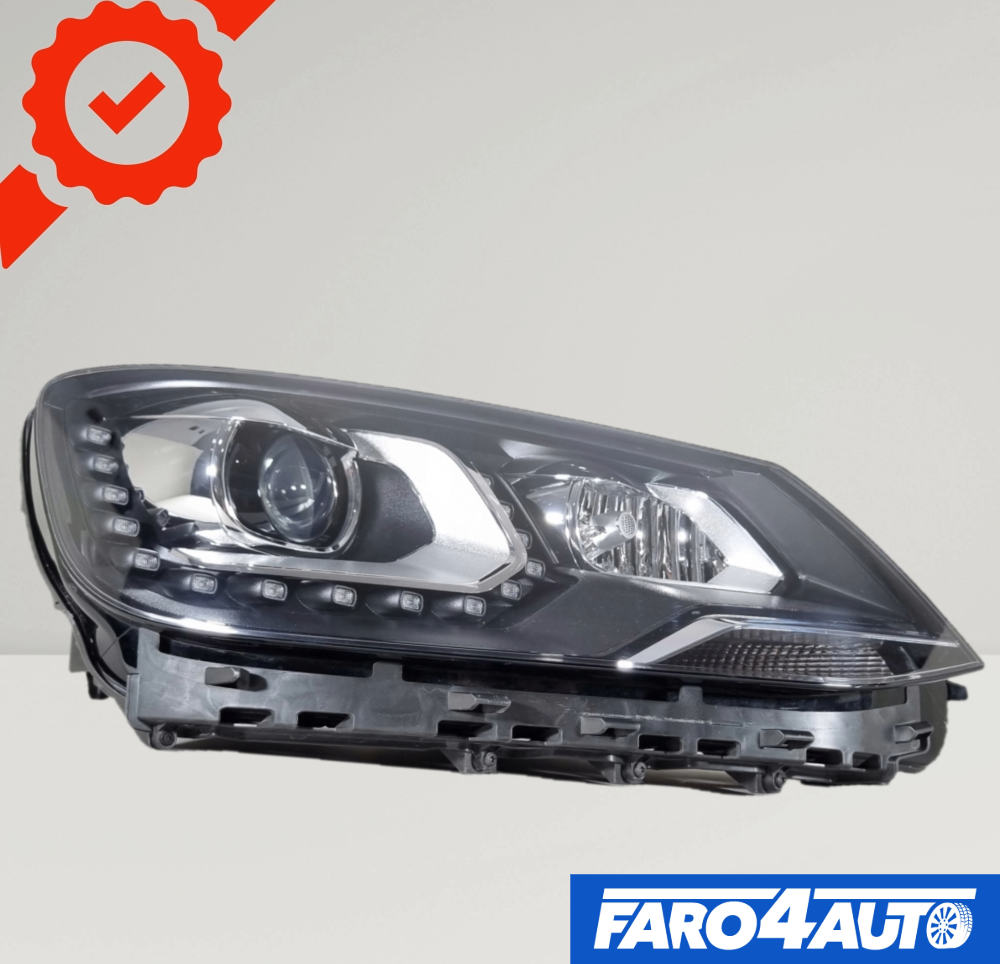 FARO DELANTERO DERECHO XENON LED VOLKSWAGEN VW SHARAN 7N1