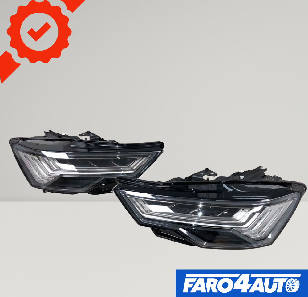 AUDI A6 C8, FULL LED FAROS DERECHO + IZQUIERDO