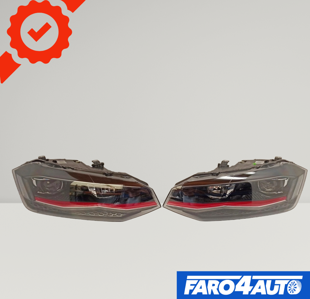 VOLKSWAGEN VW POLO 2G, FULL LED FAROS DELANTEROS DERECHO E IZQUIERDO