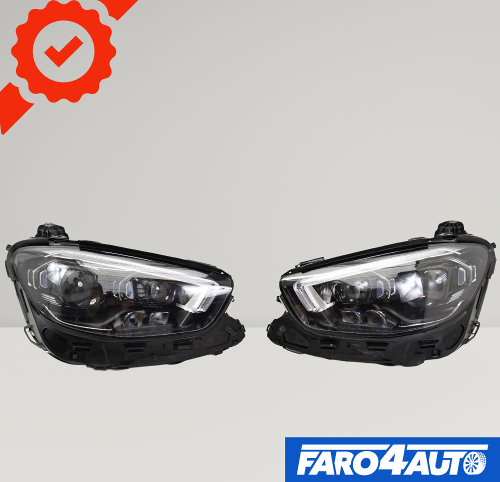 MERCEDES CLASE E W213, FAROS LATERALES DERECHO E IZQUIERDO FULL LED