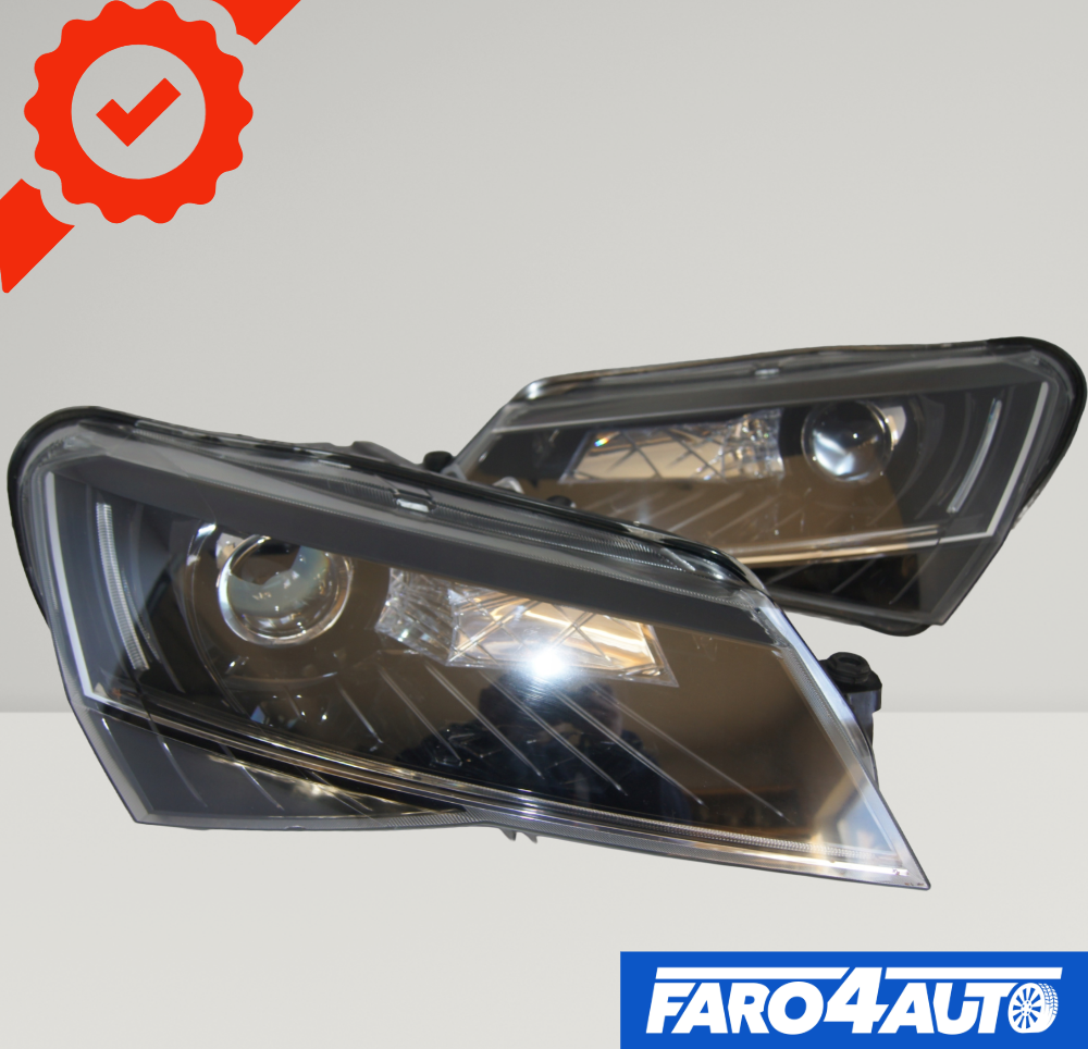 SKODA SUPERB 3 III, FAROS DELANTEROS BI-XENÓN LADO IZQUIERDO + DERECHO