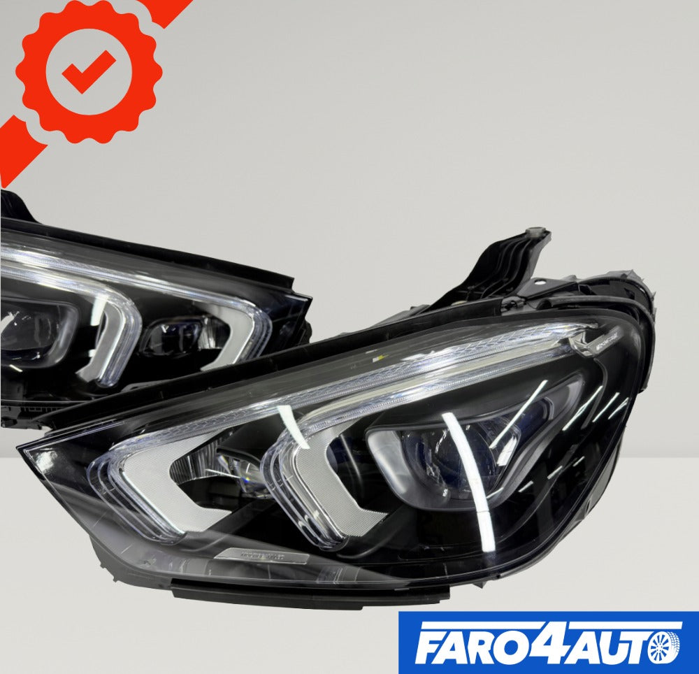 MERCEDES GLE W167, FAROS COMPLETOS FULL LED LATERALES IZQUIERDO Y DERECHO + CENTRALITA